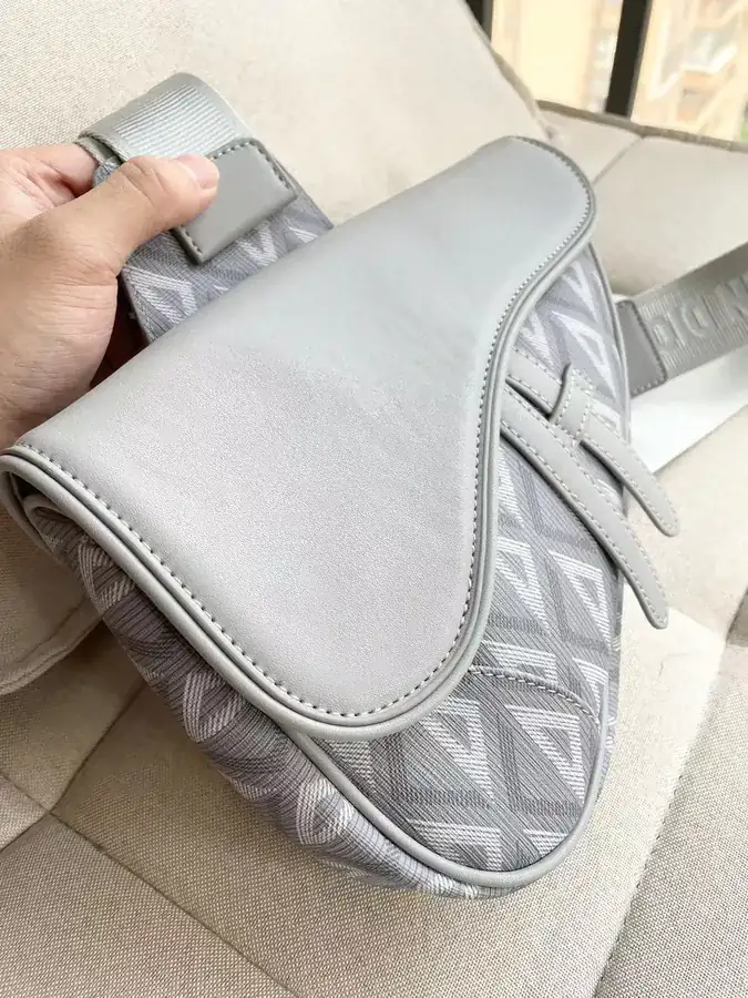 Marc Bohan Diamond Satchel in Black and Gray