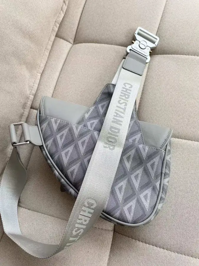 Marc Bohan Diamond Satchel in Black and Gray