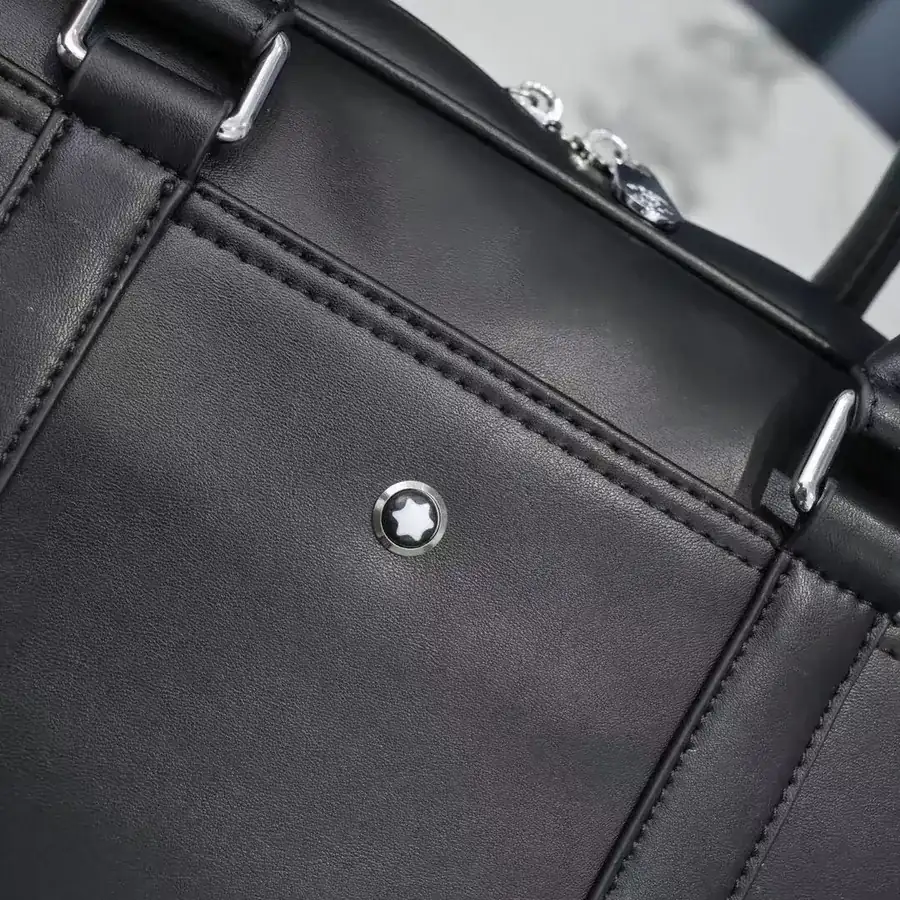 New MB M9711 Leather Briefcase