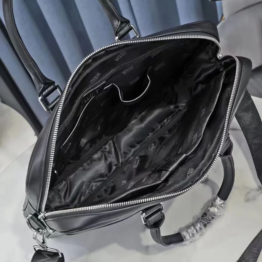 New MB M9711 Leather Briefcase
