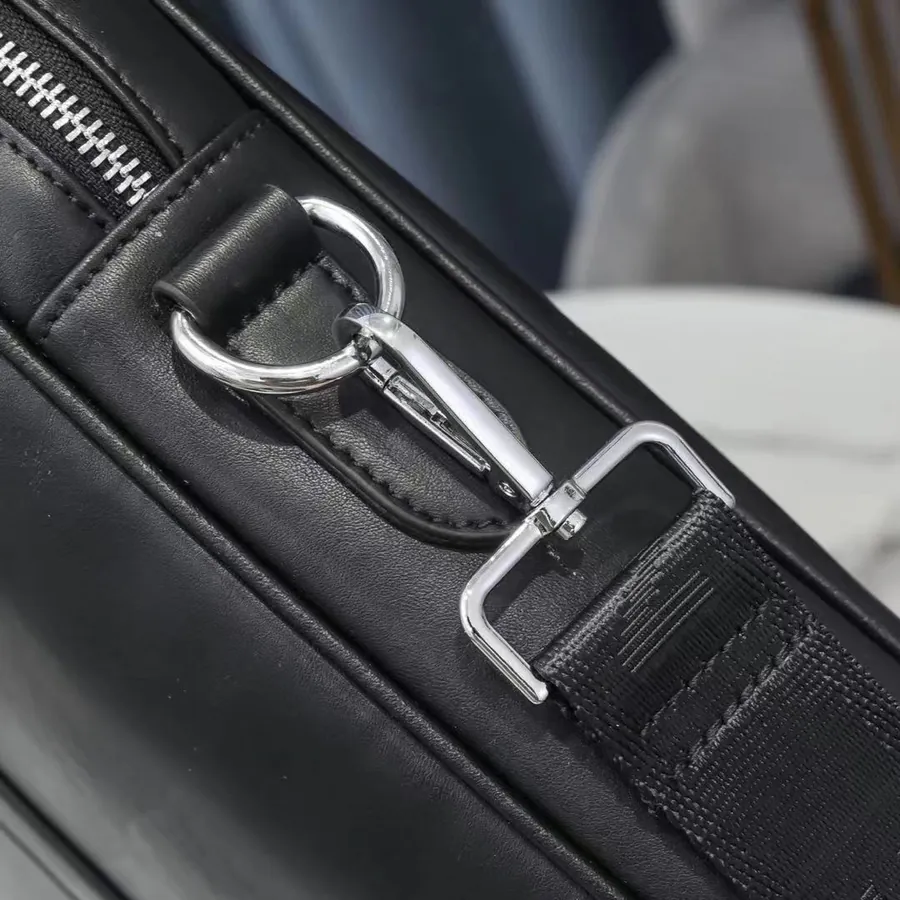 New MB M9711 Leather Briefcase