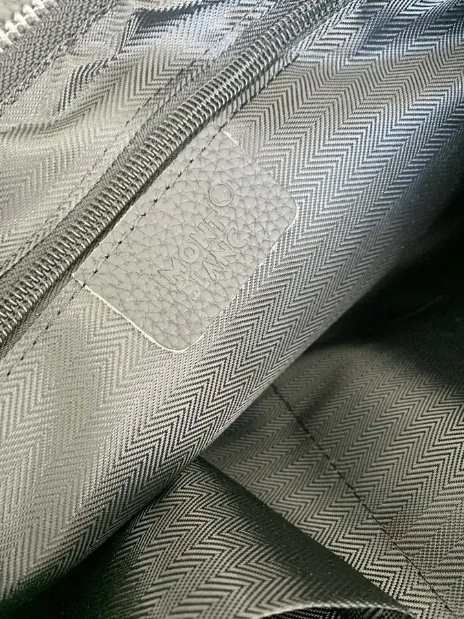 Montblanc Men's New Fashion Crossbody Bag with Classic Logo and Waterproof Fabric