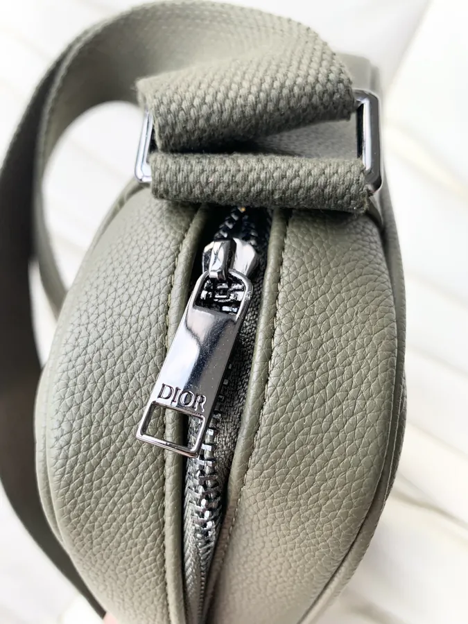Dior Men's Crossbody Bag Premium Grained Calfskin