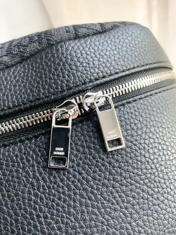 DIOR 23 New Explorer Series Men's Monogram Canvas Double Shoulder Bag
