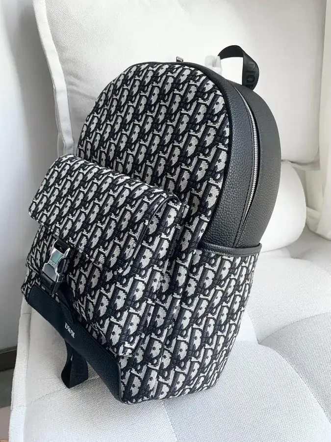 Dior 23 New Explorer Series Men's Monogram Canvas Backpack