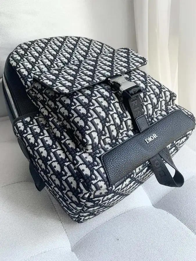 Dior 23 New Explorer Series Men's Monogram Canvas Backpack