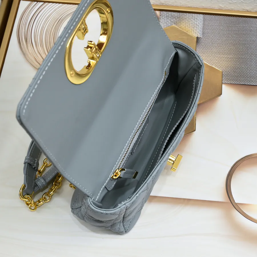 Dior Latch Five Compartment New Vine Pattern Small Calfskin Bag