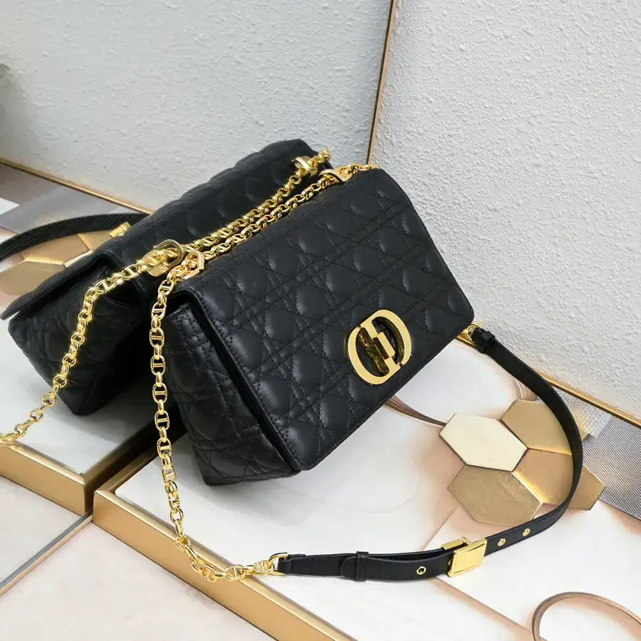 Dior Large Bucket Bag with Grained Calfskin