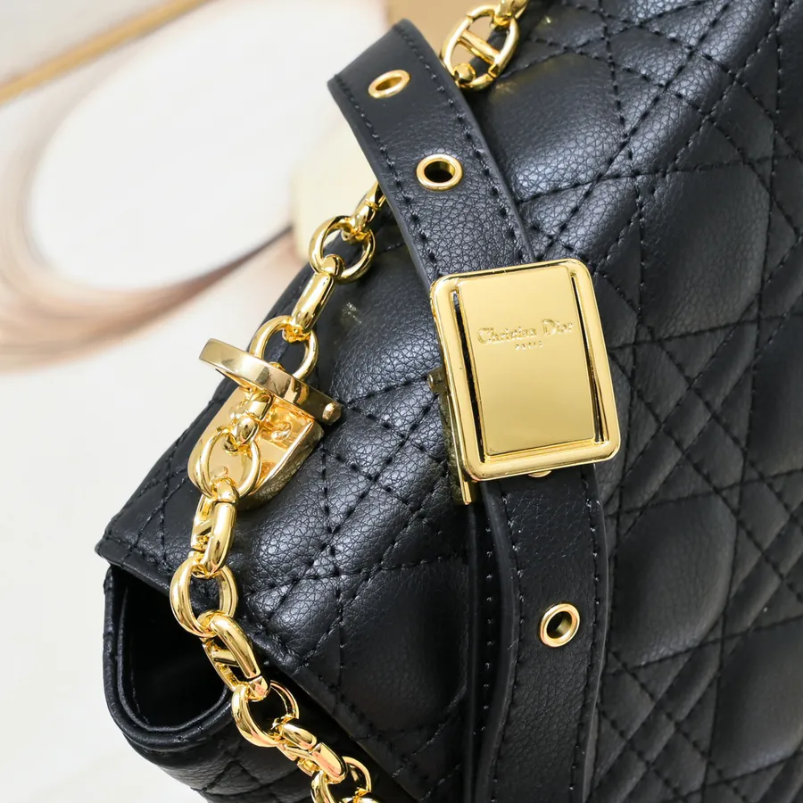 Dior Large Bucket Bag with Grained Calfskin