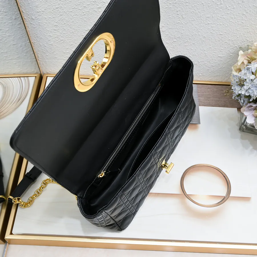 Dior Large Bucket Bag with Grained Calfskin