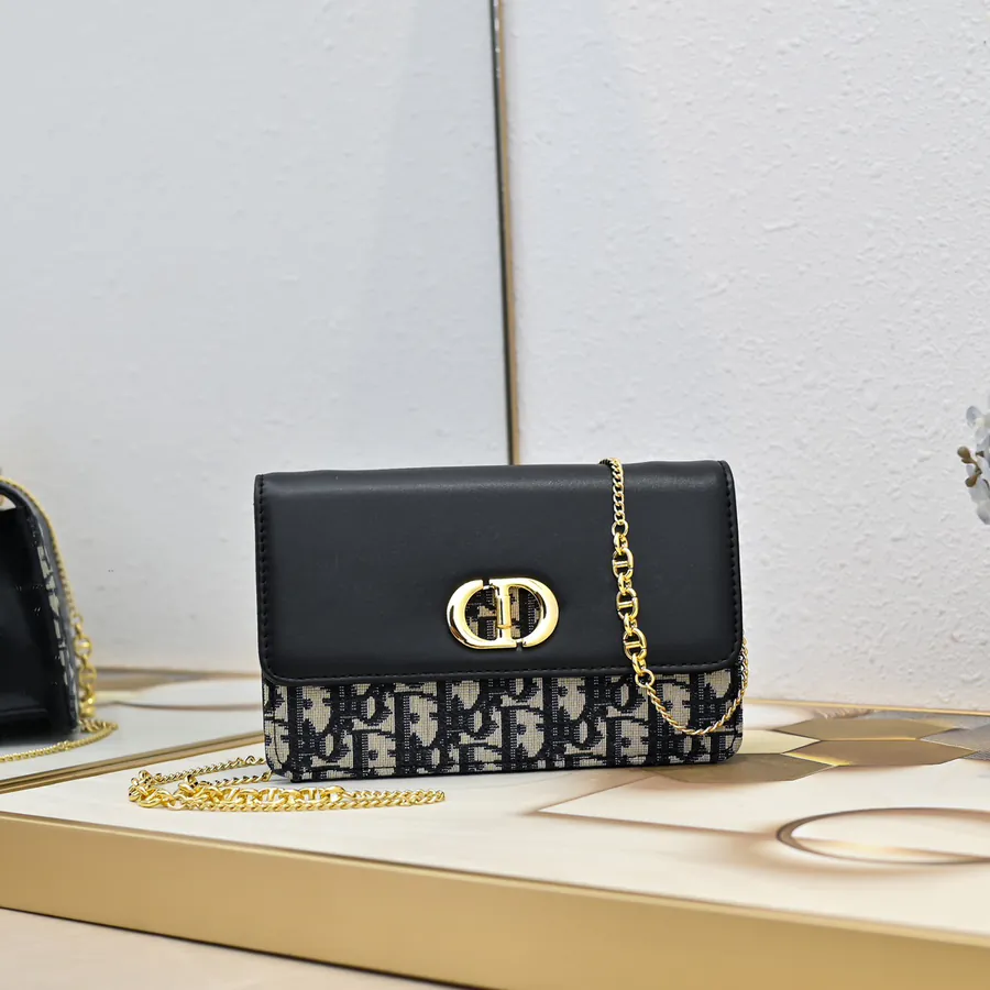Miss Caro Chain Bag with Retro Gold Hardware