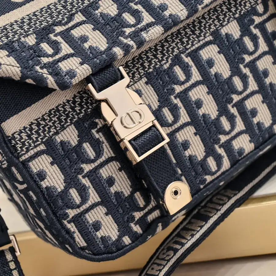 Dior Camp Embroidered Mini Messenger Bag