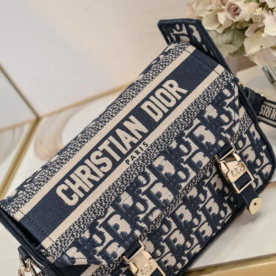 Dior Camp Embroidered Mini Messenger Bag
