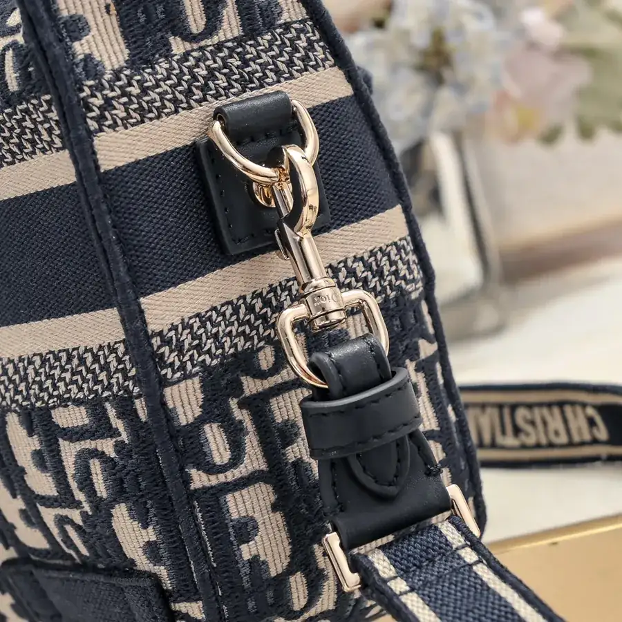Dior Camp Embroidered Mini Messenger Bag
