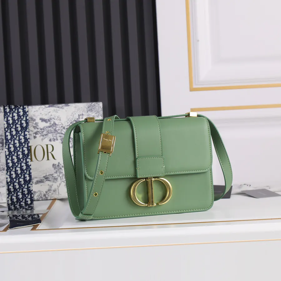 Dior 30 Montaigne Green Bucket Bag