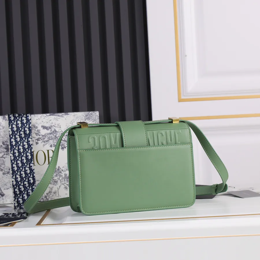 Dior 30 Montaigne Green Bucket Bag
