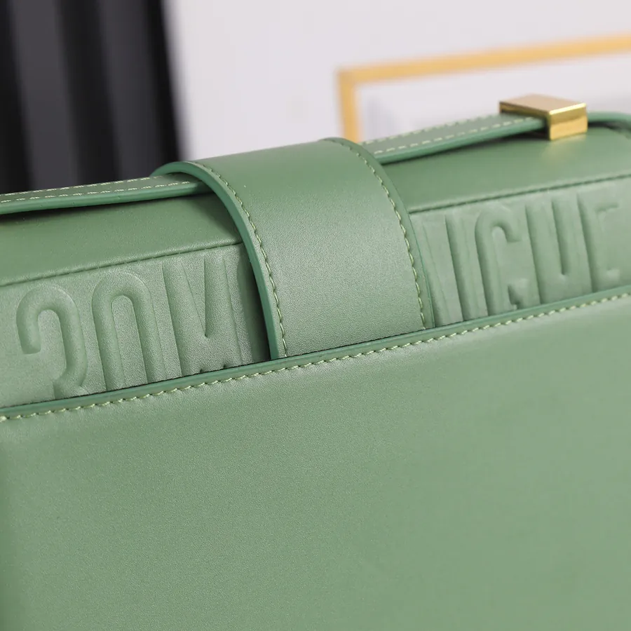 Dior 30 Montaigne Green Bucket Bag