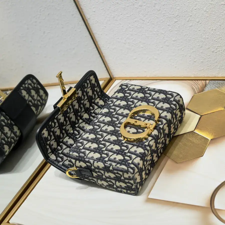 Dior Mini Montaigne Box Bag with CD Lock