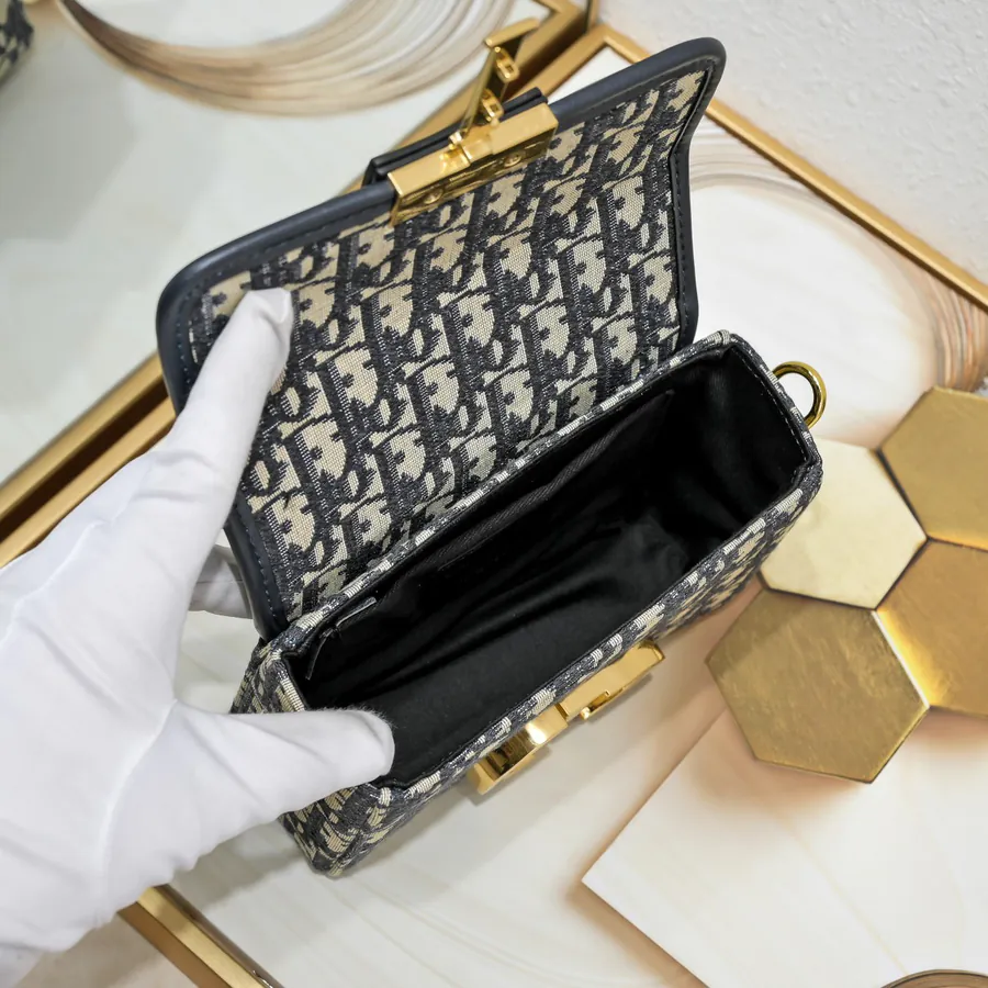 Dior Mini Montaigne Box Bag with CD Lock