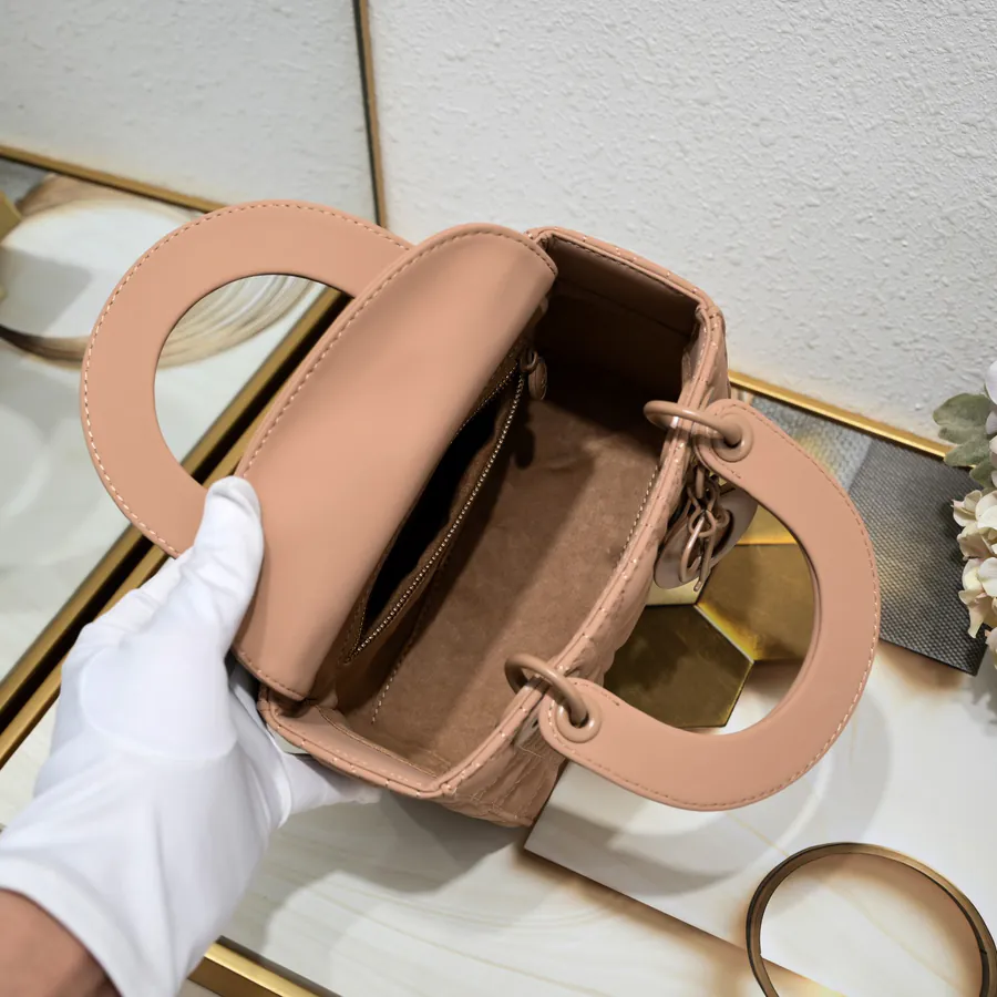 Di0r Ultra Matte Calfskin Crossbody Bag