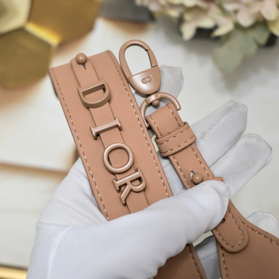 Di0r Ultra Matte Calfskin Crossbody Bag