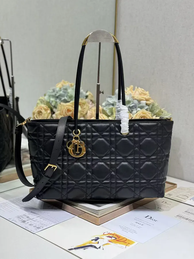 Dior Tousjours Handbag in White