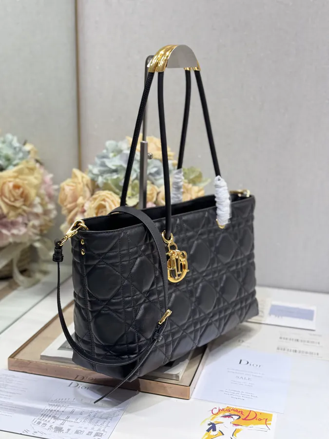Dior Tousjours Handbag in White