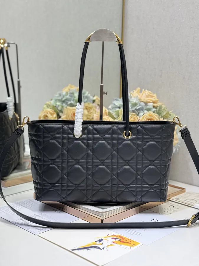 Dior Tousjours Handbag in White