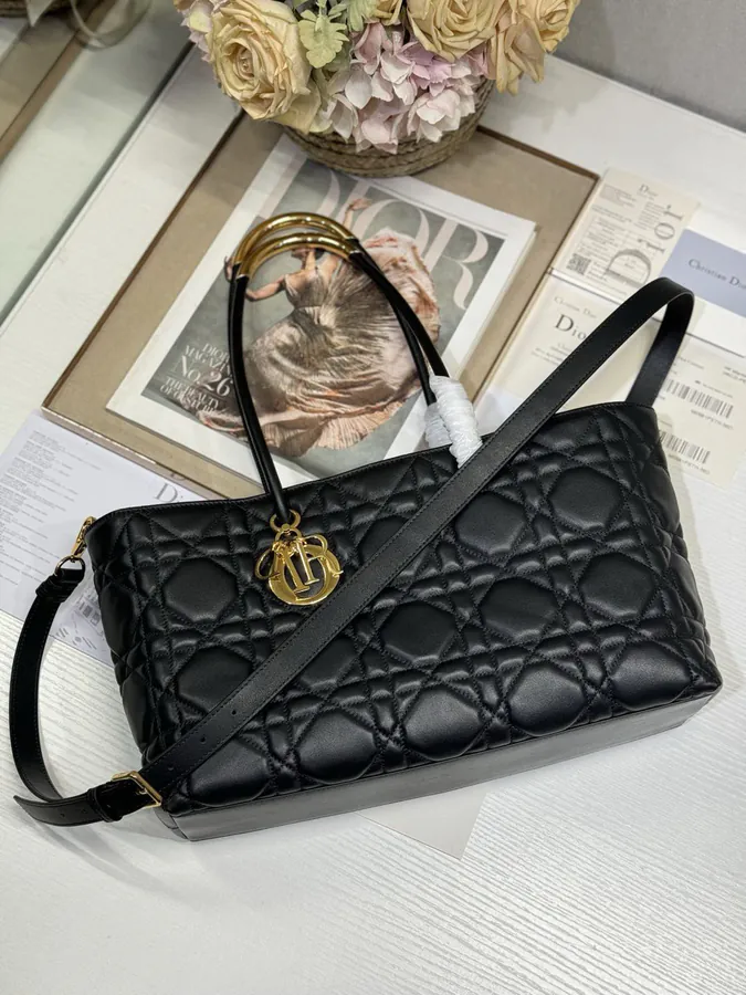 Dior Tousjours Handbag in White