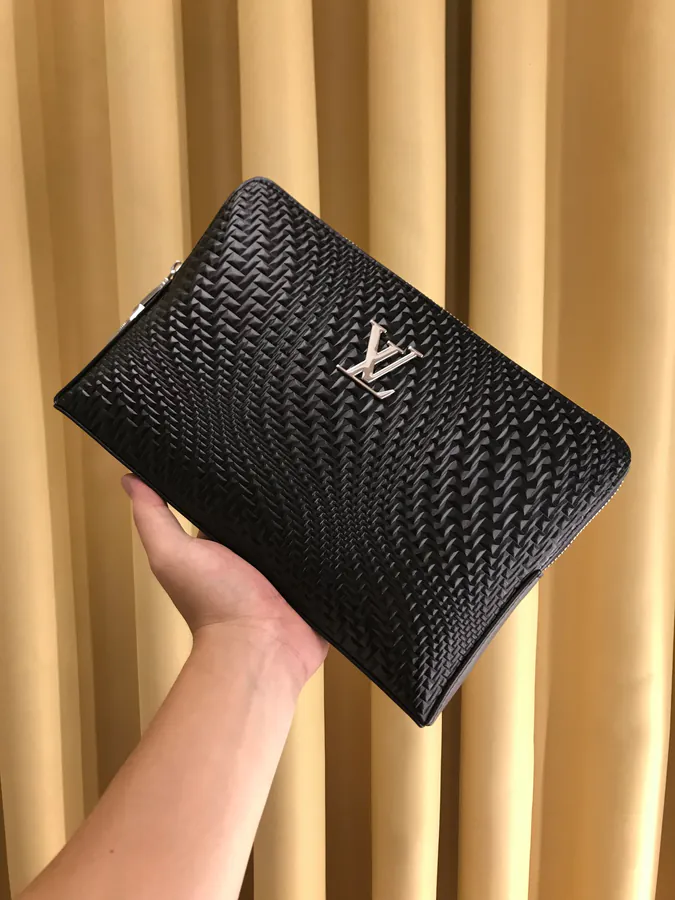 2021 V Collection New Handbag Grained Top Grain Leather, 2 Digit Password Lock, 6 Card Slots