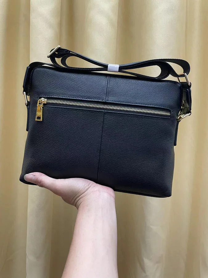 LV Men's Luxury Bucket Bag with Platinum Grade Leather