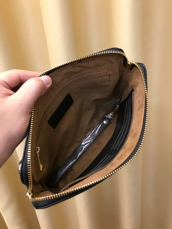 2021 V Brand New Handbag, Italian Full Grain Calfskin, 27.19.5 Size, Black