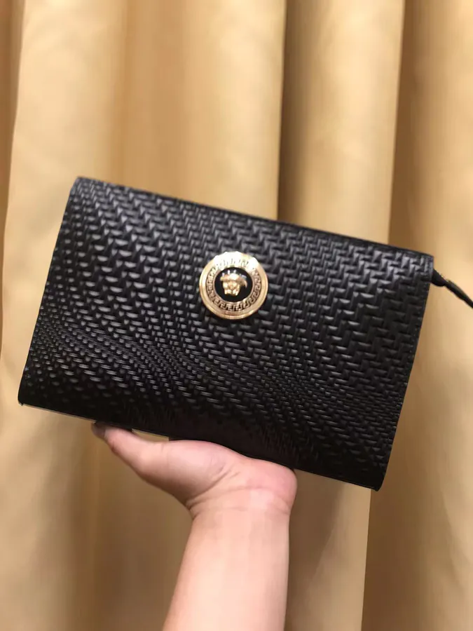 2023 V Collection Handbag Exclusive Top Grain Leather with 2 Number Password Lock