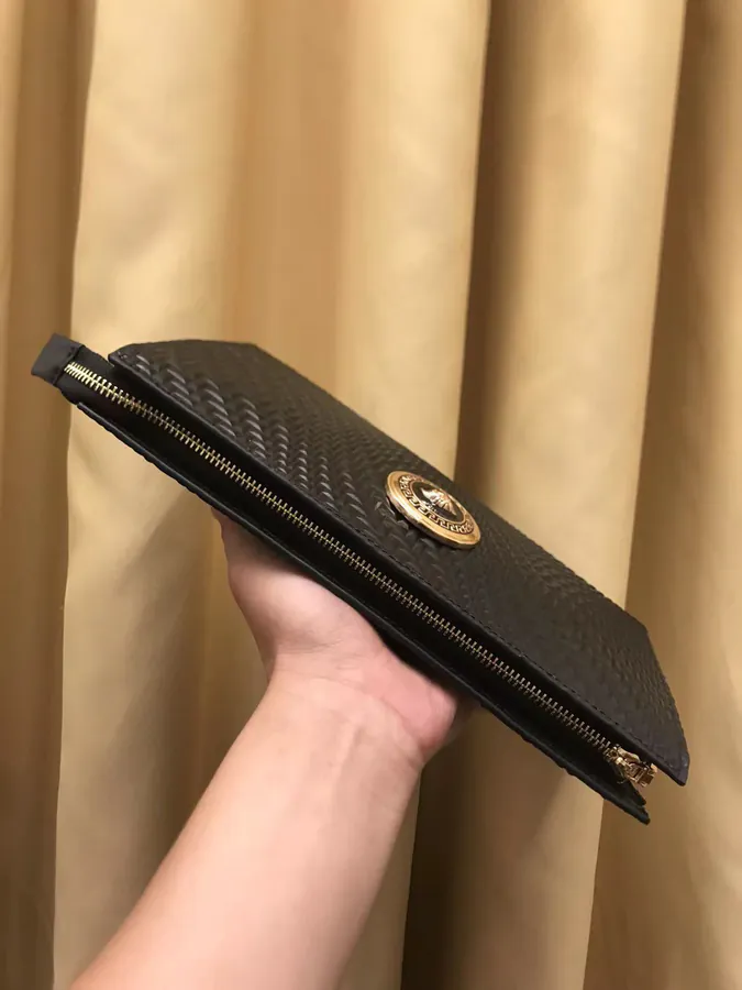 2023 V Collection Handbag Exclusive Top Grain Leather with 2 Number Password Lock