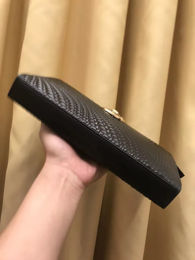 2023 V Collection Handbag Exclusive Top Grain Leather with 2 Number Password Lock