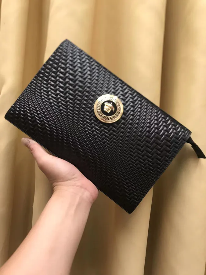 2023 V Collection Handbag Exclusive Top Grain Leather with 2 Number Password Lock