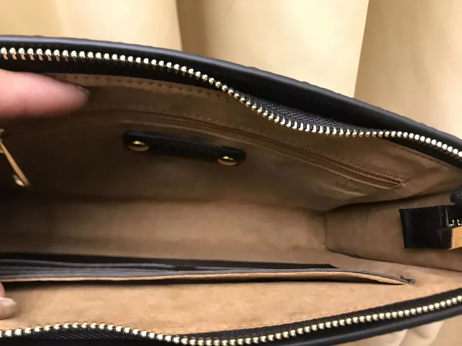 2023 V Collection Handbag Exclusive Top Grain Leather with 2 Number Password Lock