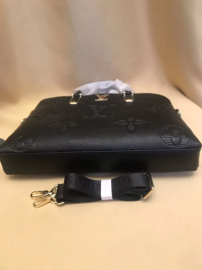 V Home Latest Men's Briefcase with Crossbody Function, Premium Genuine Leather
