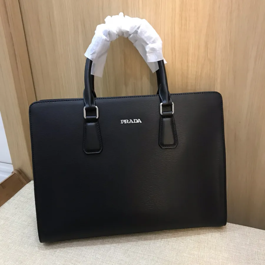 PRADA Genuine YKK Hardware Briefcase