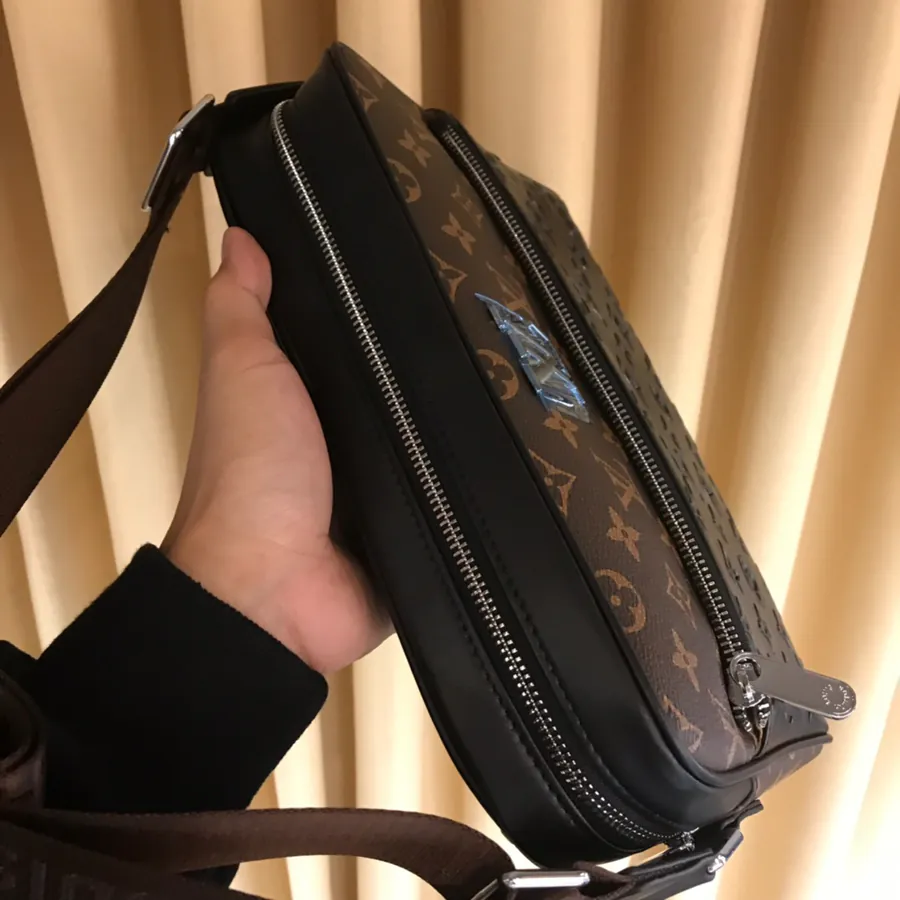 P240 Luxury Crossbody Bag Premium Italian Calfskin, Brand Logo Hardware