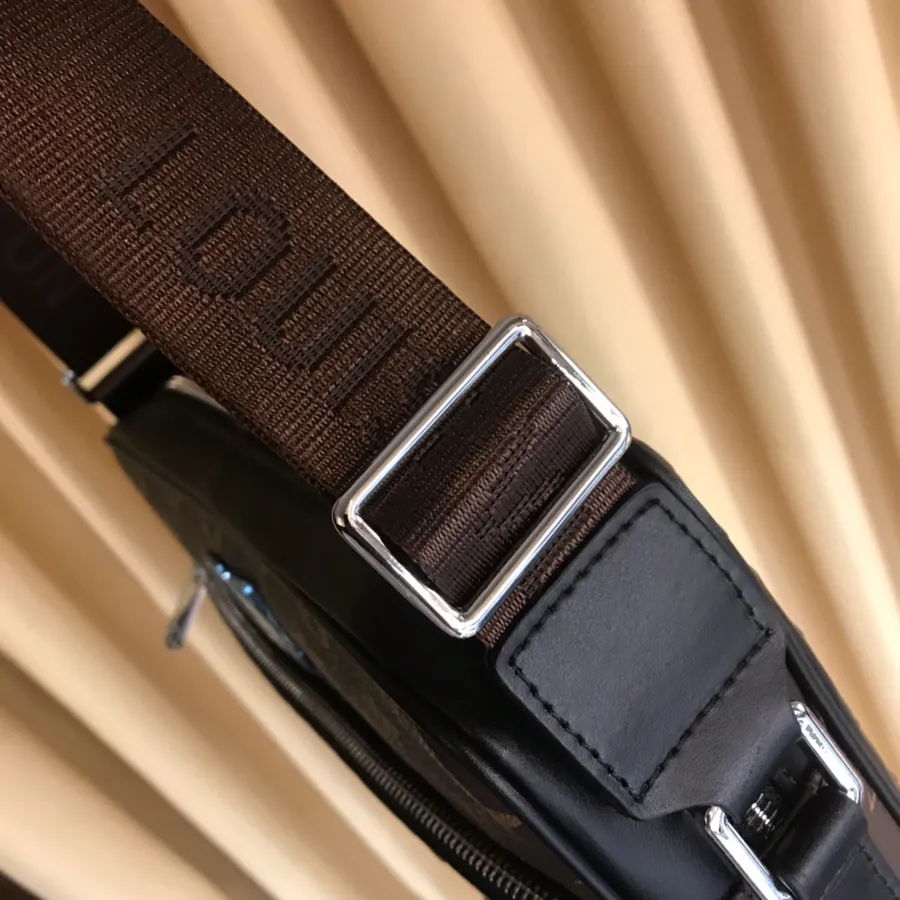 P240 Luxury Crossbody Bag Premium Italian Calfskin, Brand Logo Hardware