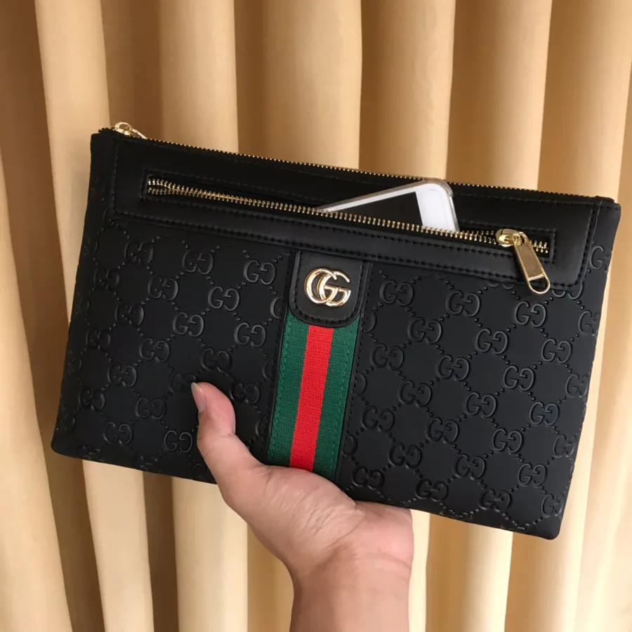 G Brand Double G Logo Handbag