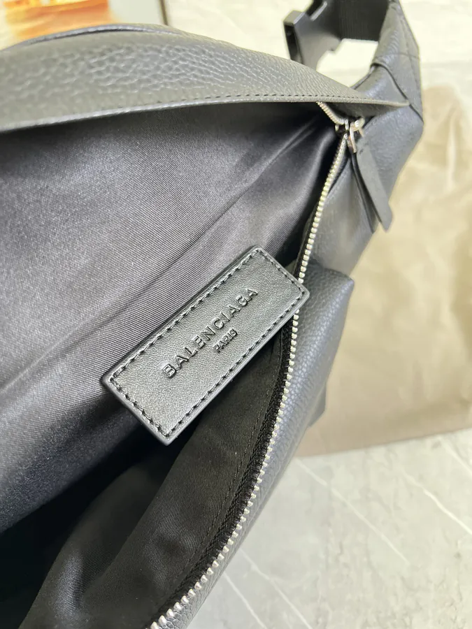 Balenciaga City Series Paris Explorer Crossbody Bag Black