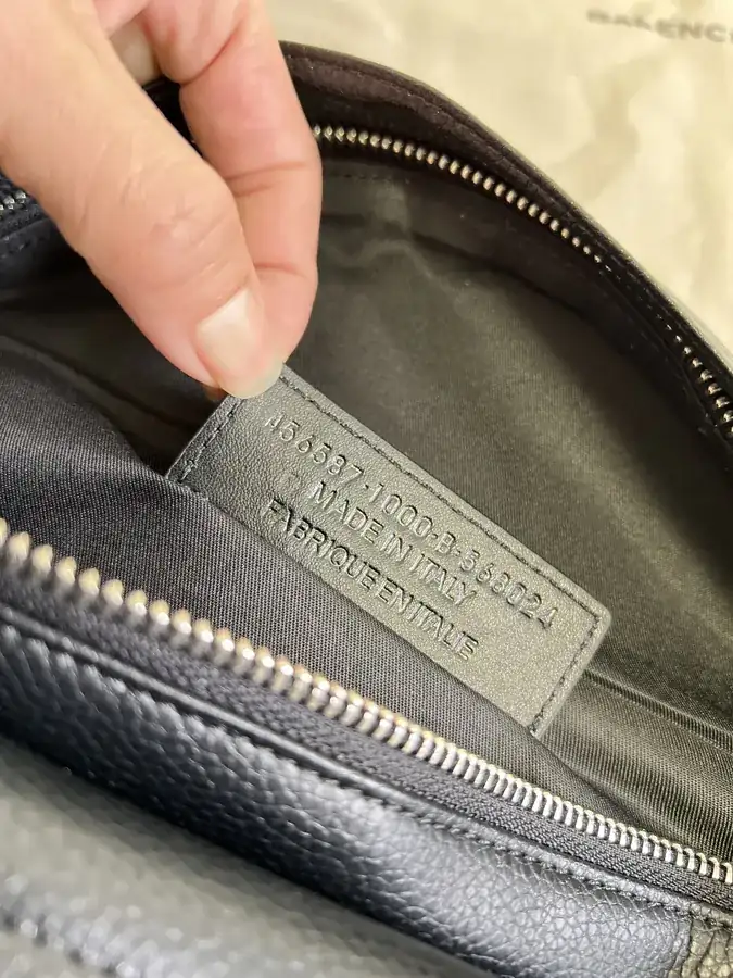 Balenciaga City Series Paris Explorer Crossbody Bag Black