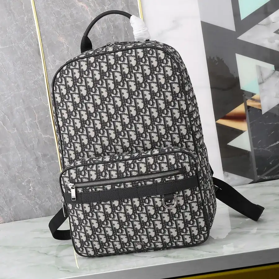 Safari Shoulder Bag Minimalist Elegance with Dior Logo
