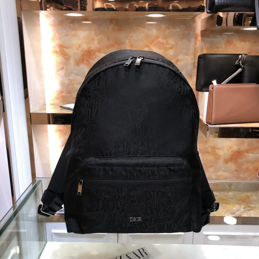 Dior New Double Shoulder Bag with DIOR AND SHAWH Print