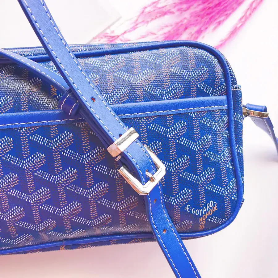 Goyar CapVert Camera Bag French Elegance, Custom Y Graffiti Leather