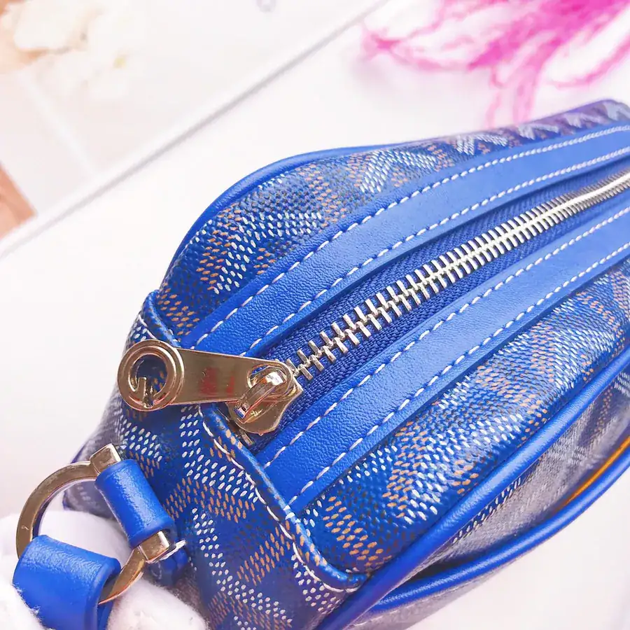 Goyar CapVert Camera Bag French Elegance, Custom Y Graffiti Leather
