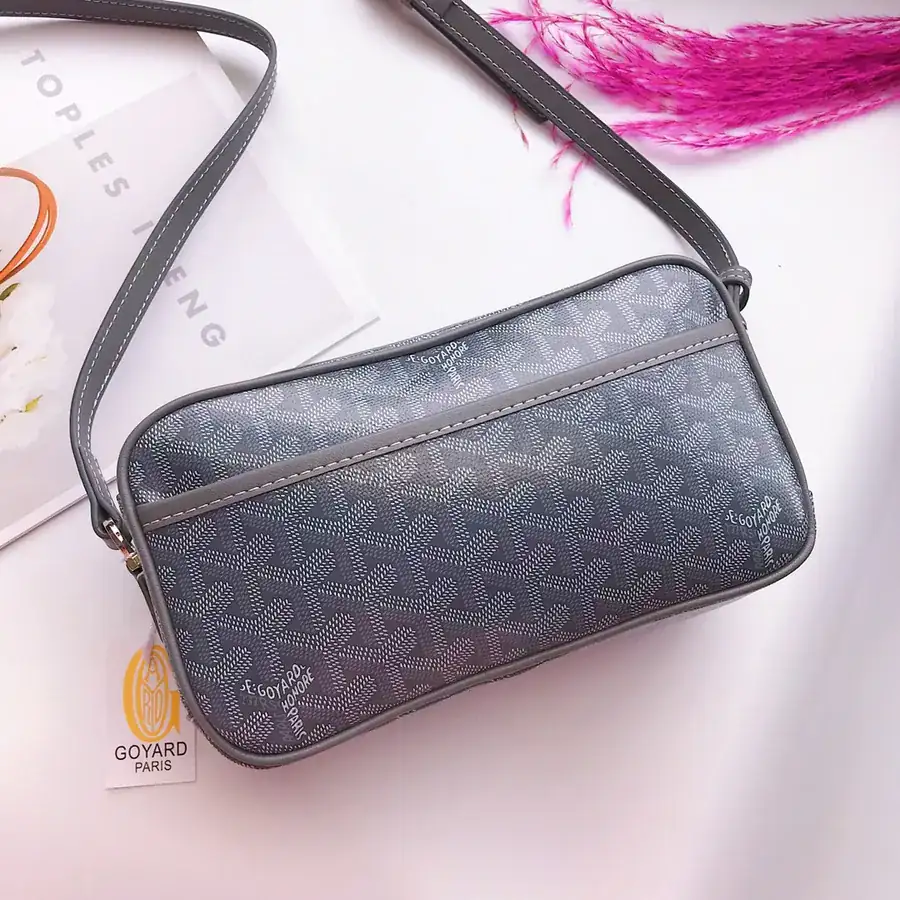 Goyar CapVert Camera Bag French Elegance, Custom Y Graffiti Leather