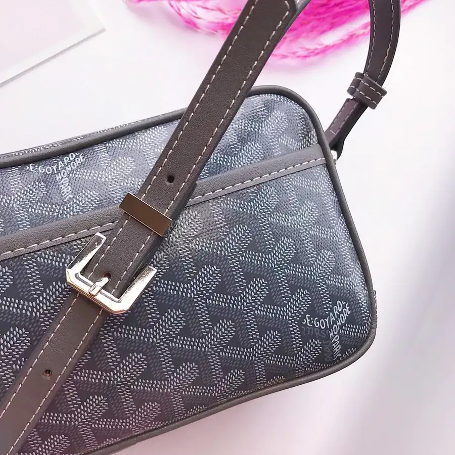 Goyar CapVert Camera Bag French Elegance, Custom Y Graffiti Leather